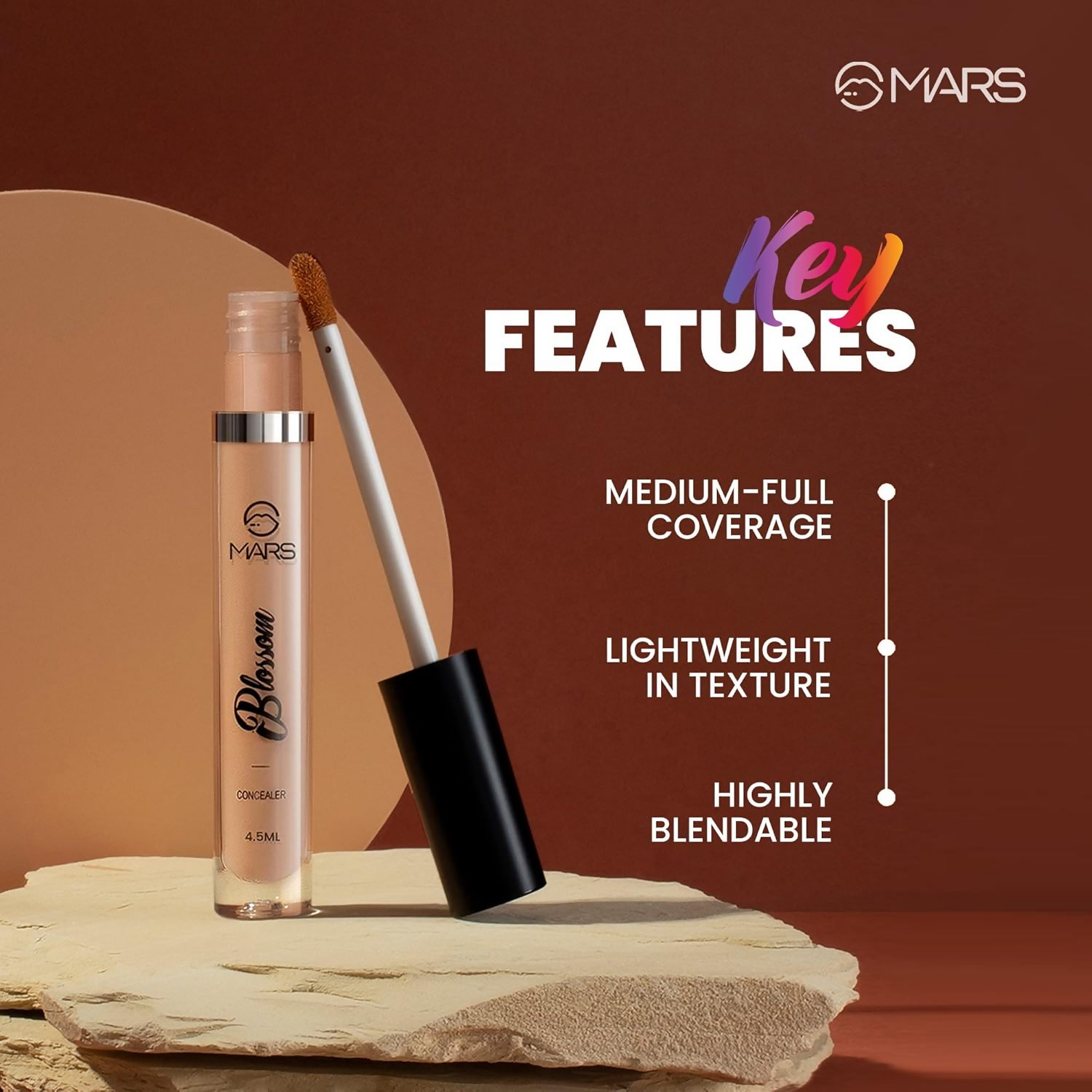MARS Cosmetics Blossom liquid Concealer - Light Ivory