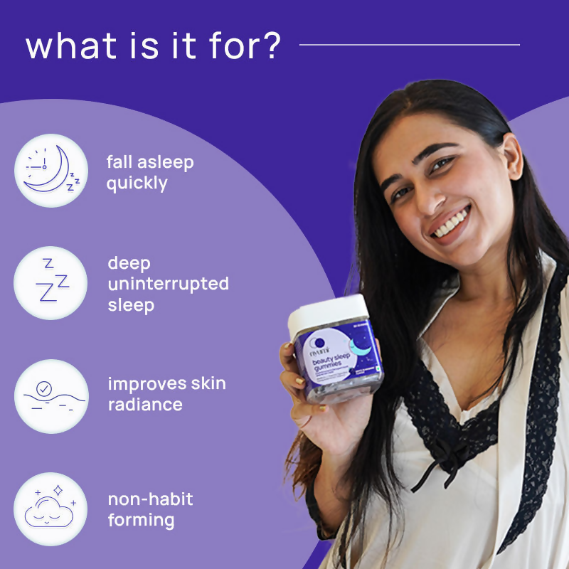 Nyumi Beauty Sleep Non-Addictive Melatonin Gummies for Deep & Uninterrupted Sleep