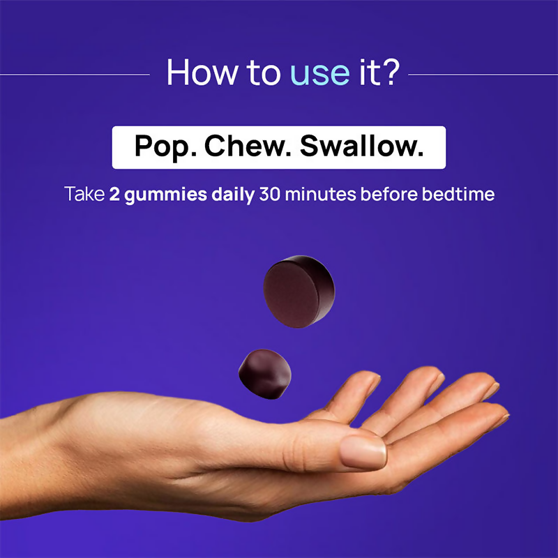 Nyumi Beauty Sleep Non-Addictive Melatonin Gummies for Deep & Uninterrupted Sleep