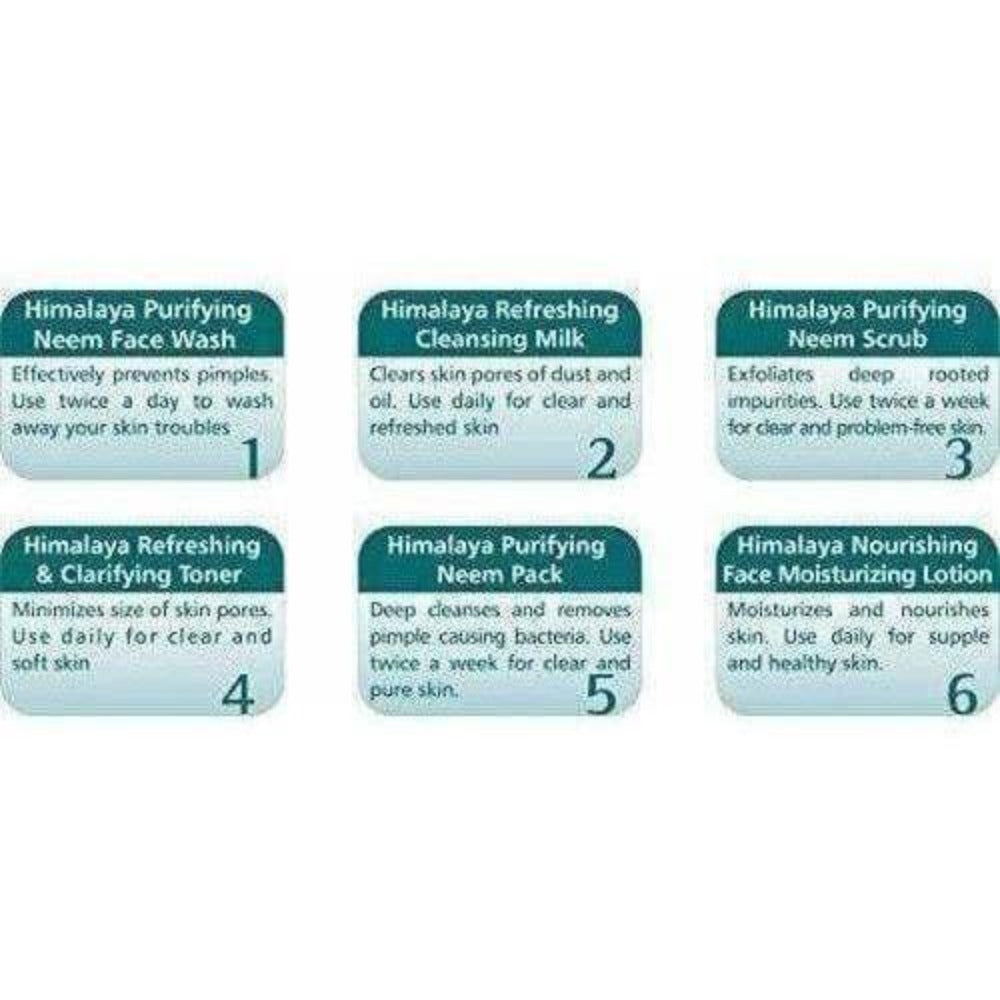 Himalaya Pure Skin Neem Facial Kit with Face Massager