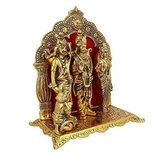 Lavanaya Brands - Gold Plated Ram Darbar Murti