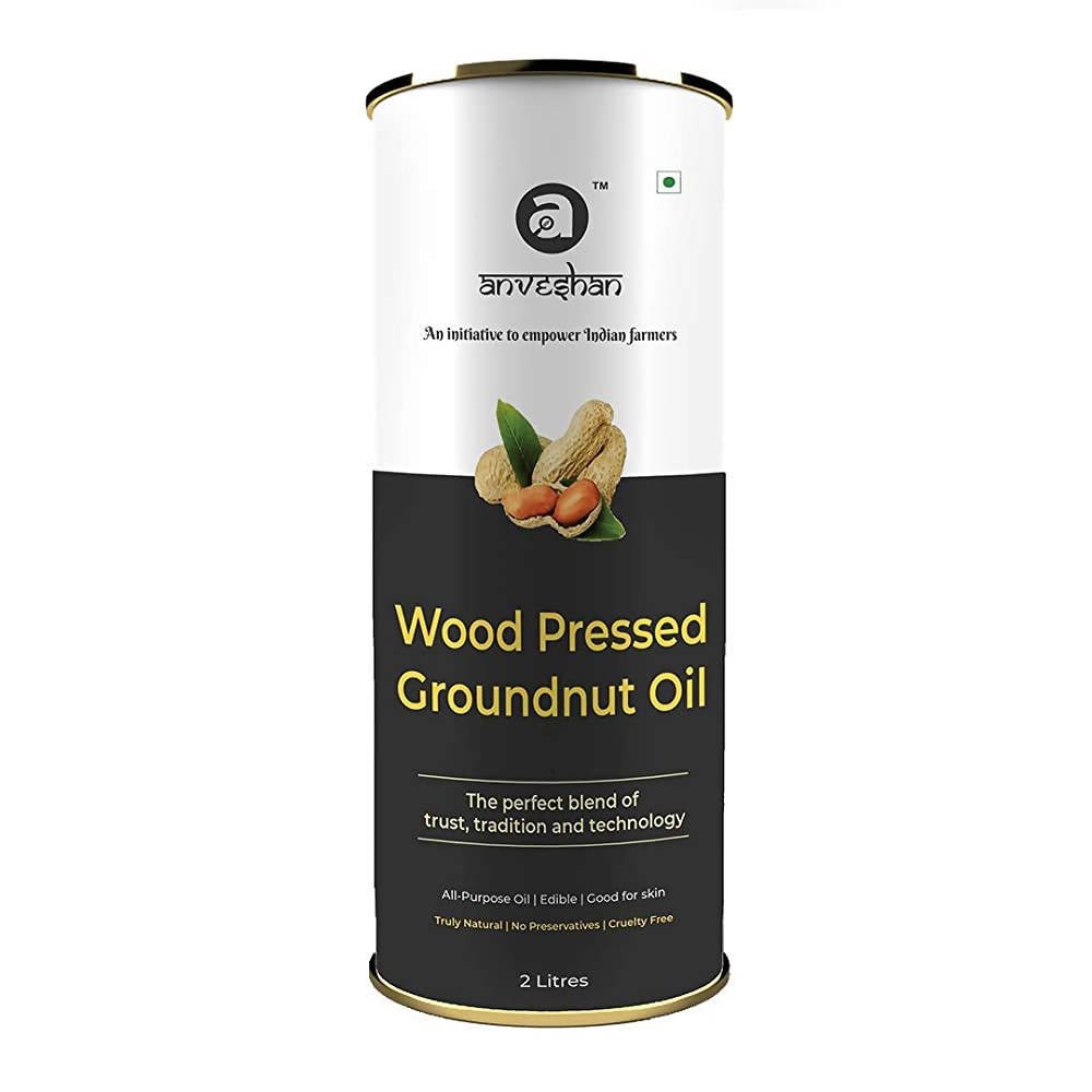 Anveshan Wood Pressed Groundnut Oil
