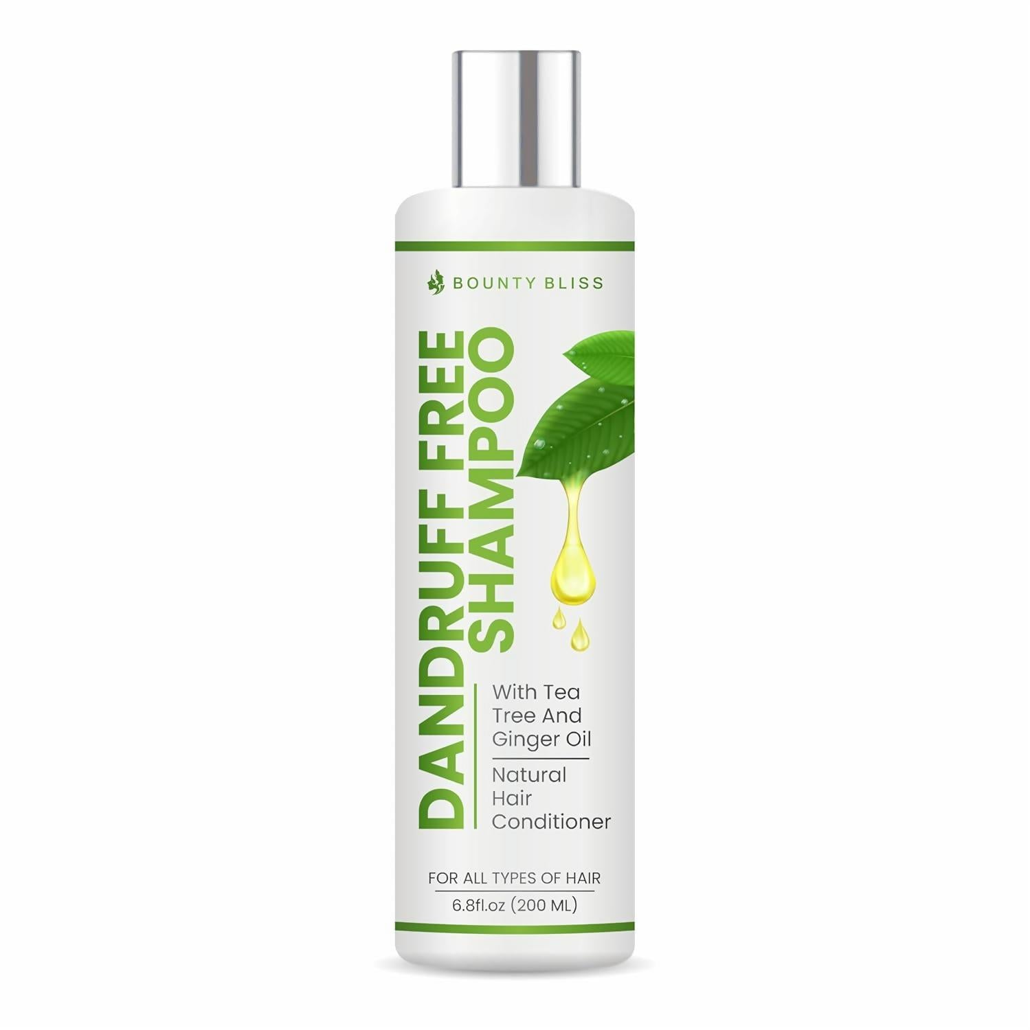 Bounty Bliss Dandruff Free Shampoo with Tea Tree & Ginger Oil – Anti-Dandruff