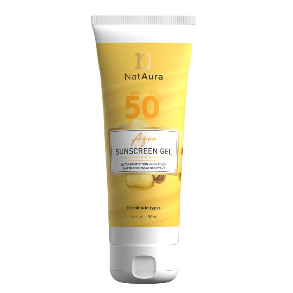 NatAura Aqua Sunscreen Gel SPF 50