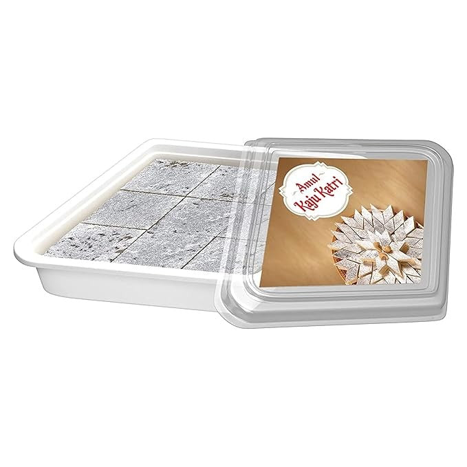 TIED RIBBONS Rakhi for Brother combo with Sweets - Set of 2 Premium Rakhi with Kaju Katli Gift Pack Mini Greeting Card and Roli Chawal - Rakhi Gift for Brother