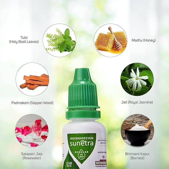 Sunetra Regular Herbal Eyedrops- Regular