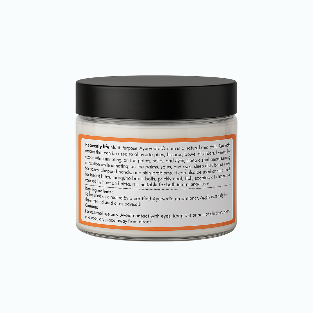 Heavenly LIFE – Multi-Purpose Ayurvedic Cream (50g / 100g) - Vande Herbals