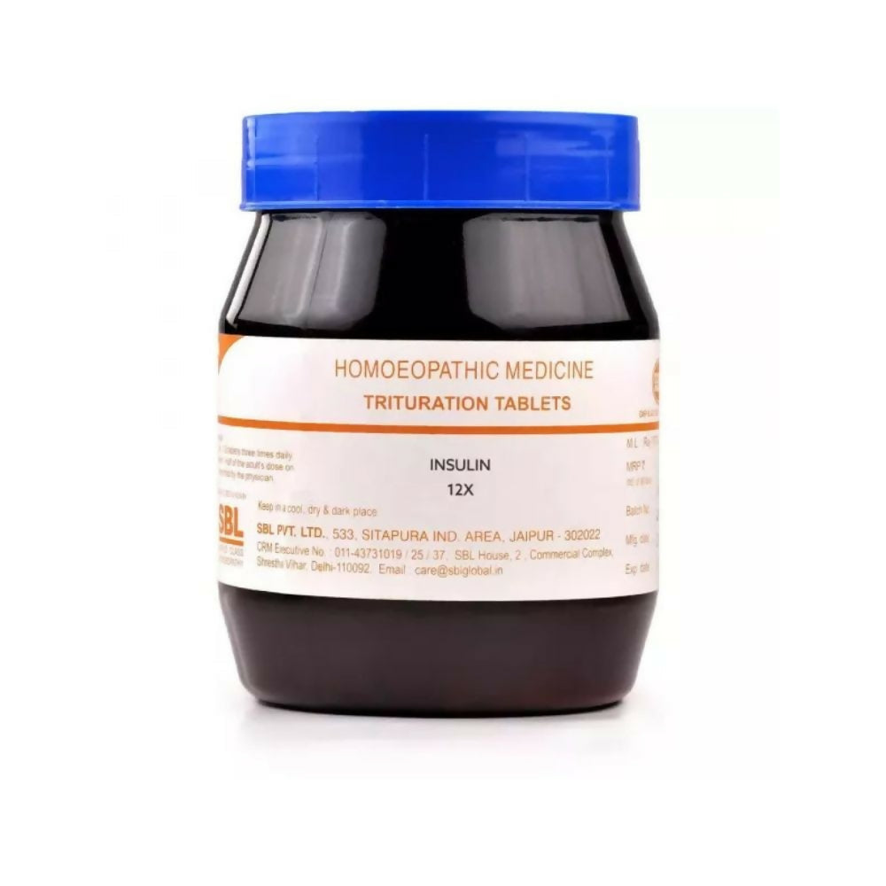 SBL Homeopathy Insulin Trituration Tablets