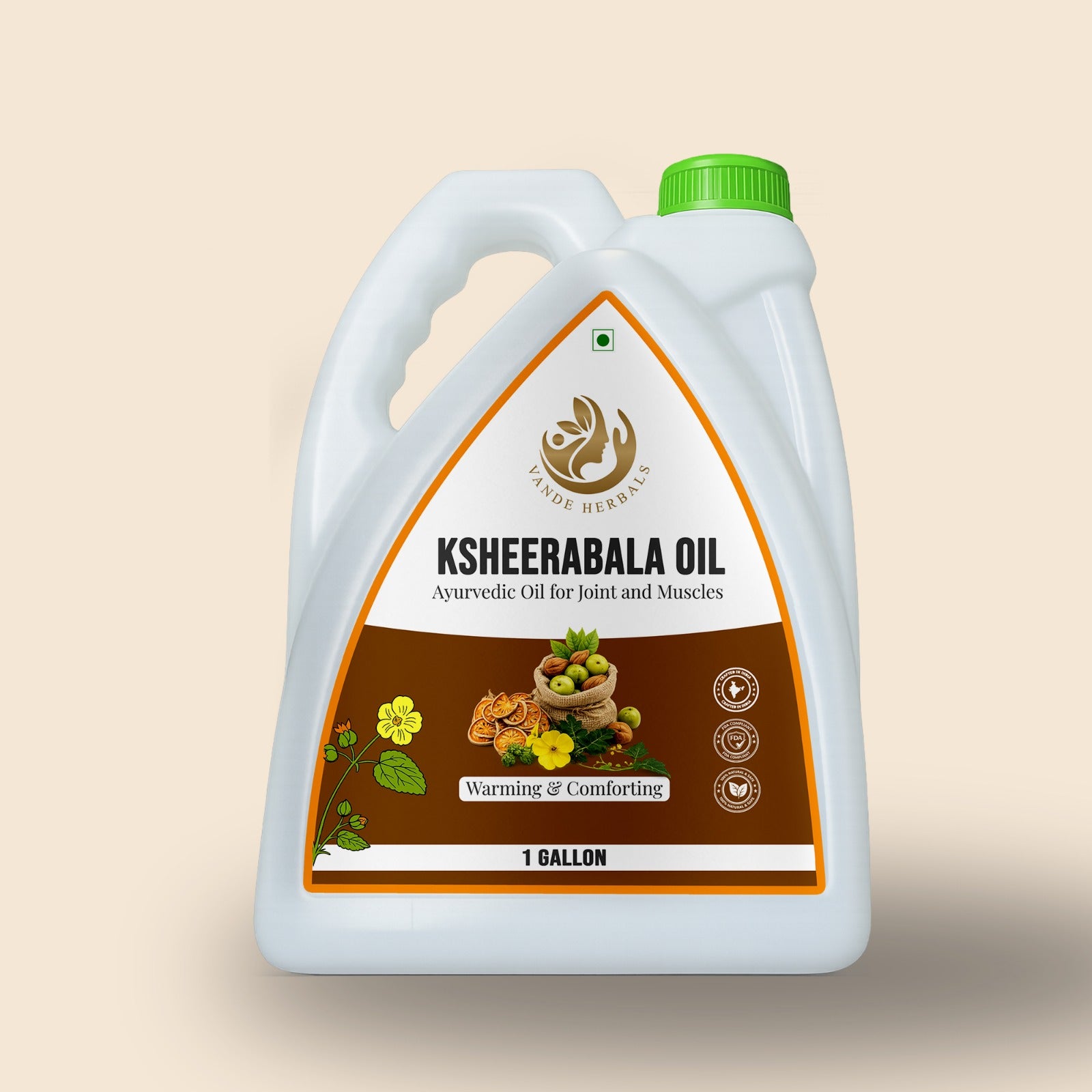 Ksheerabala Oil | Vande Herbals Ayurvedic Massage Oil for Joint and Muscle Care