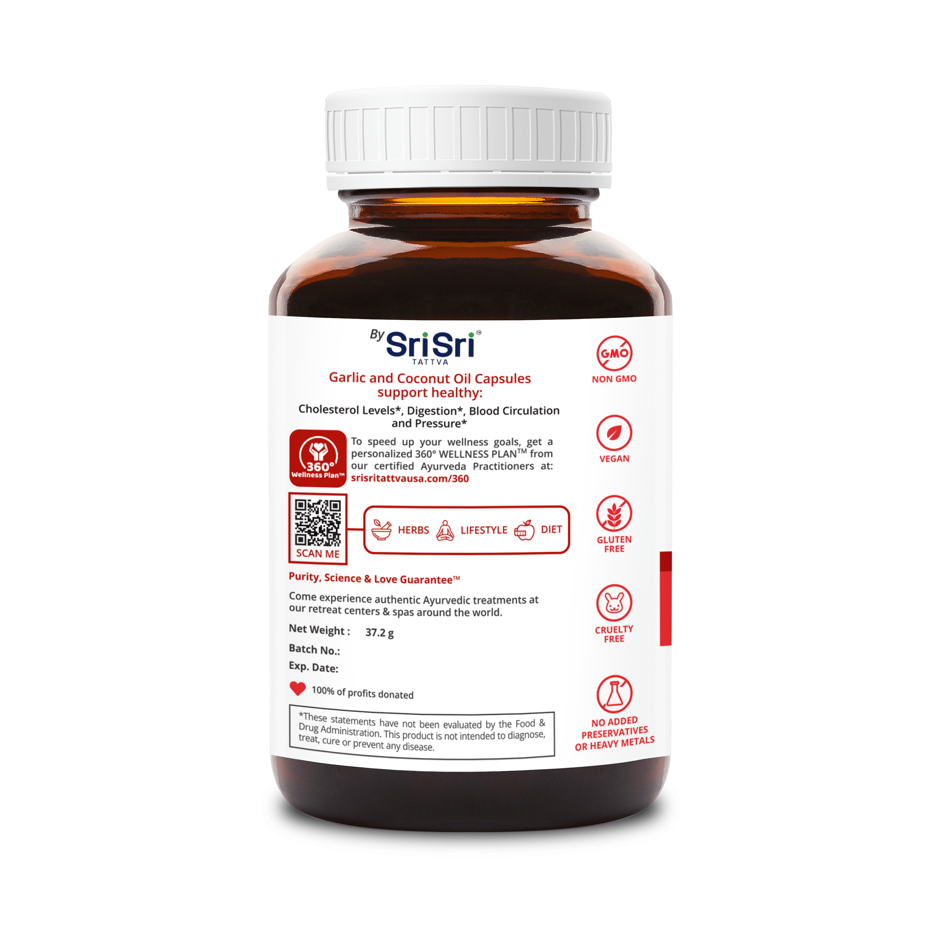 CardiStrong Garlic & Coconut Oil Capsules