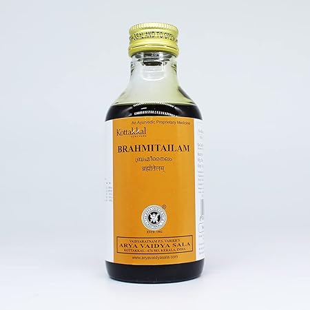 Brahmi Tailam-200ML, (Pack Of 1), Of Arya Vaidya Sala Kottakkal