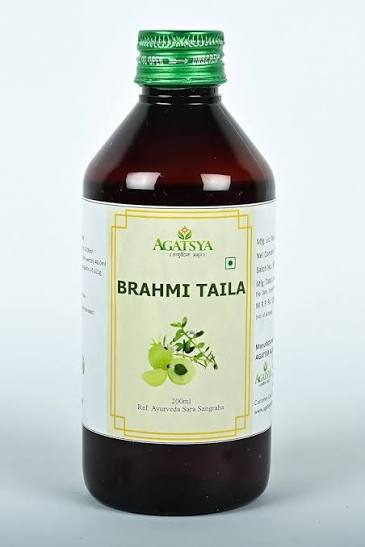 Brahmi Thailam | Traditional Ayurvedic Herbal Oil | Premium Quality - pack of 3