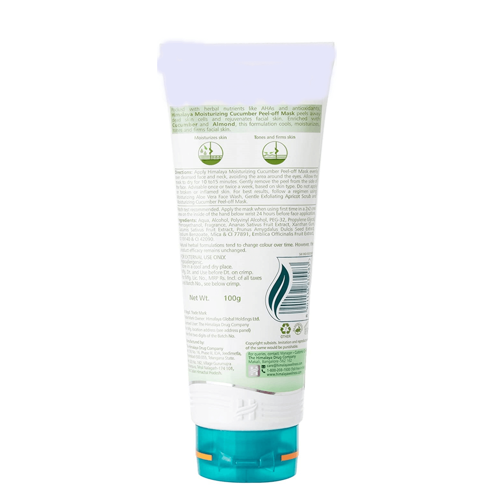 Himalaya Herbals Moisturizing Cucumber Peel-Of Mask