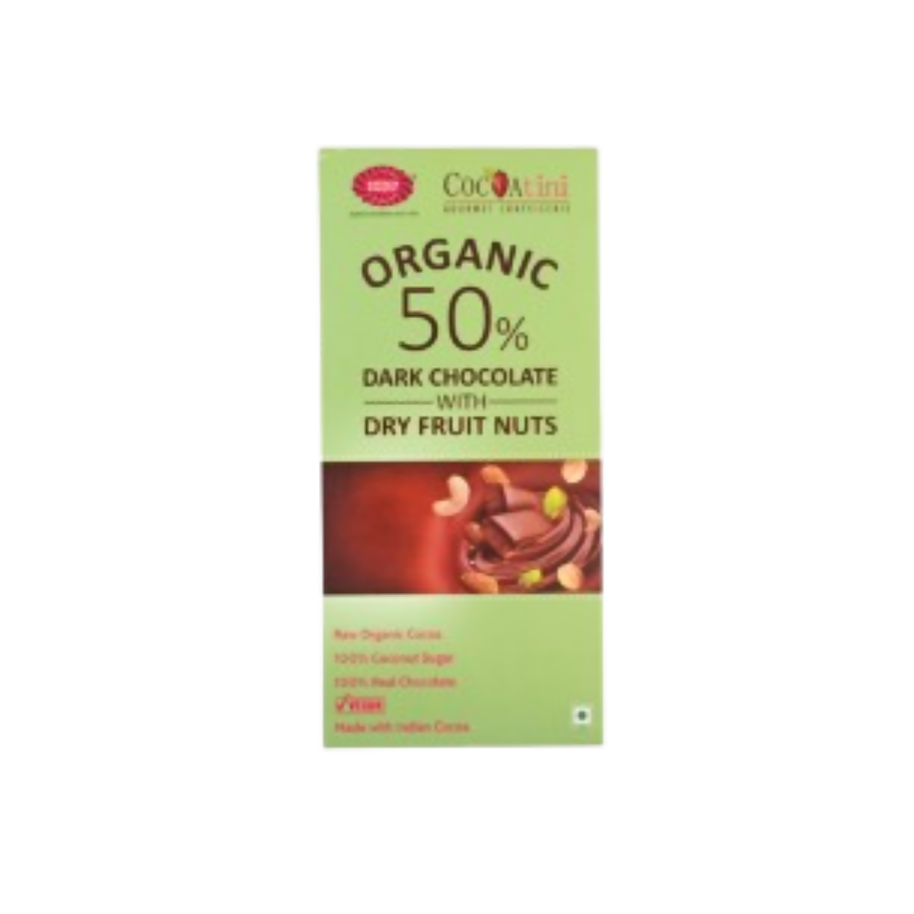 Karachi Bakery Organic 50% Dark Chocolate With Dry Fruit Nuts