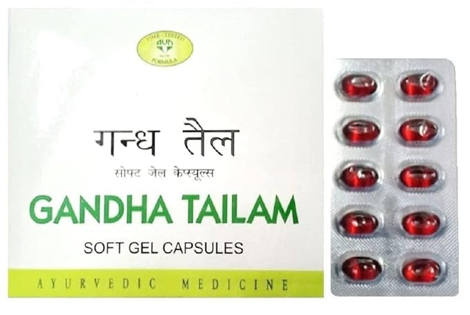 A-V-N Gandha Tailam 60 Capsules II 6 Strips II