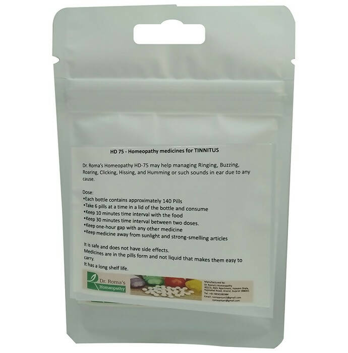 Dr. Romas Homeopathy HD-75 Tinnitus