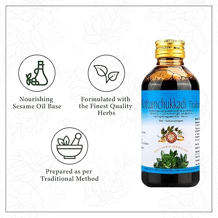 AVP THE ARYA VAIDYA PHARMACY (COIMBATORE) LTD Kottamchukkadi Thailam 200Ml