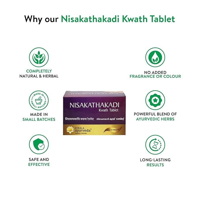 Nisakathakadi Kwath Tablet 100 Tab - Kerala Ayurveda