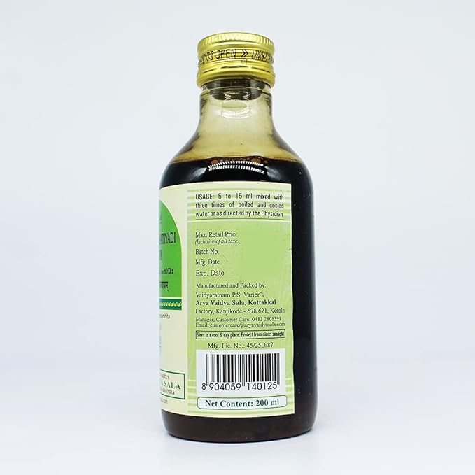 Pathyakshadhatryadi Kashayam-200ML, (Pack Of 1), Of Arya Vaidya Sala Kottakkal