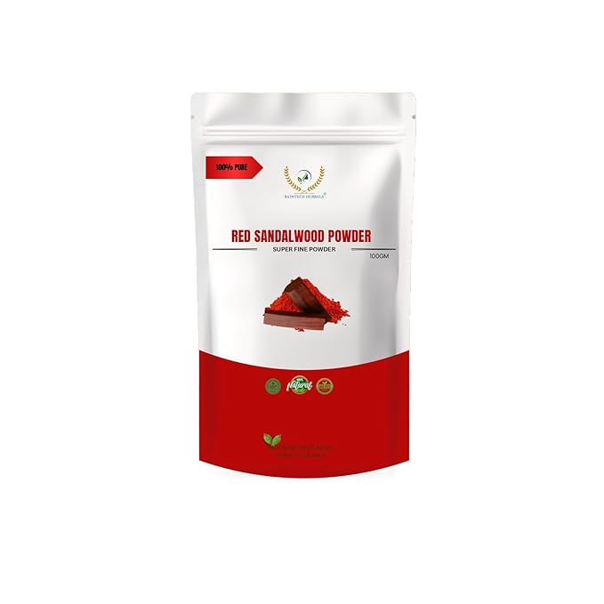 Red Sandalwood Powder (Rakthachandana Podi) 100g pack, 500 gm pack | Soothing Exfoliating Face Pack |