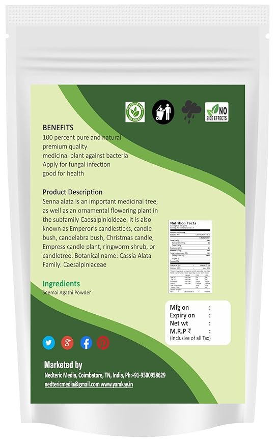 Alata Cassia Leaves Powder-100 gm
